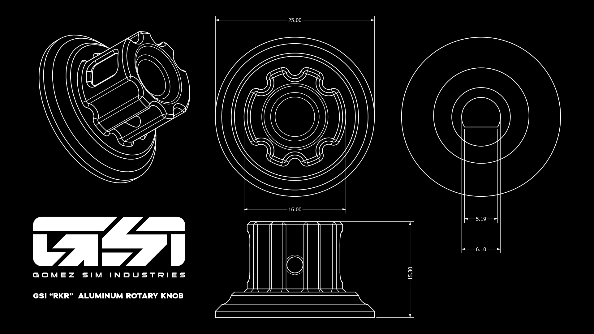 "RKR" Rotary Knob